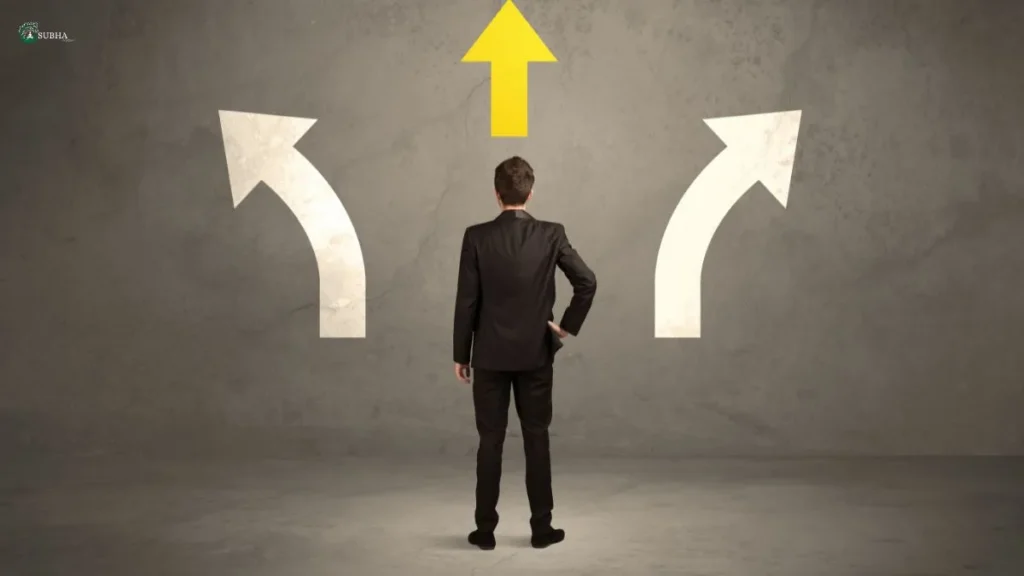 Represents real-life decision dilemmas, choice overload, and mental conflict—exactly what the article discusses.