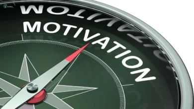 Compass pointing to motivation, showing dopamine’s role in guiding focus and drive