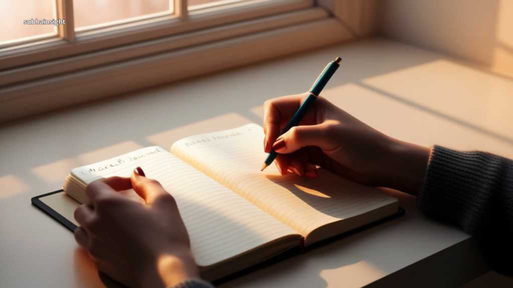 stop overthinking naturally through journaling and self-awareness